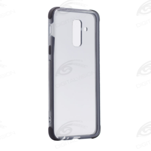 Samsung A6 Plus A605 Bounce silikonska futrola (Black)-Mgs mobil