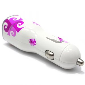 Pierre Cardin Auto punjač PCA-E01 (Pink-white)