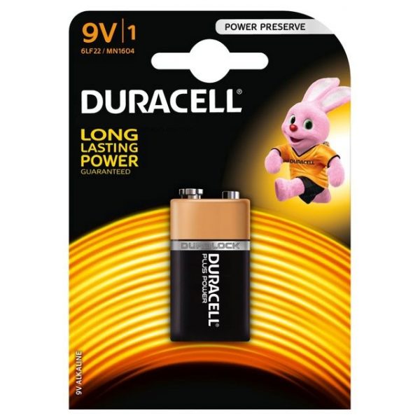 DURACELL 9V alkalna baterija