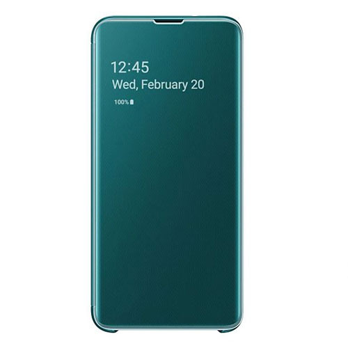 Samsung S10E Clear View futrola (Green)