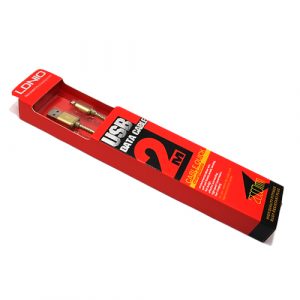USB iPhone Data kabli Ldnio LS17 2 metra (Gold)