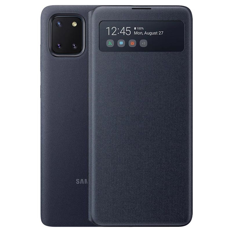 Samsung Note 10 Lite S View futrola (Black) - Mgs Mobil Niš