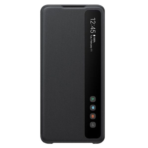 Samsung S20 Ultra Clear View futrola (Black) - Mgs Mobil Niš