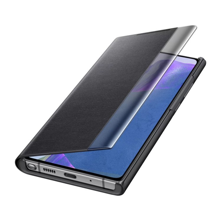 Samsung Note 20 Clear View futrola (Black) - Mgs Mobil Niš