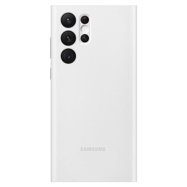Samsung S22 Ultra Originalna Clear View futrola (White) - Mgs Mobil Niš
