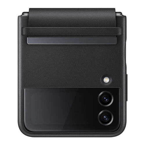 Samsung Z Flip 4 kožna futrola (Black) - Mgs Mobil Niš
