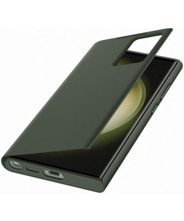 Samsung S23 Ultra Originalna Clear View futrola (Green) - Mgs Mobil