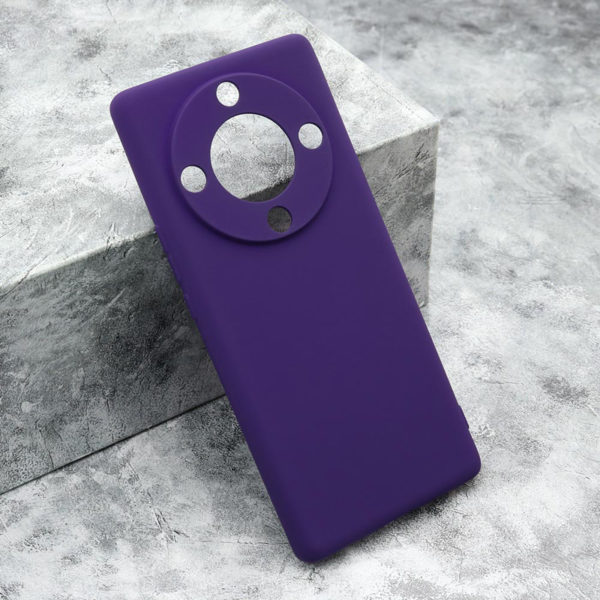 Honor Magic 5 Lite silikonska futrola Gentle Color (Violet) - Mgs mobil Niš