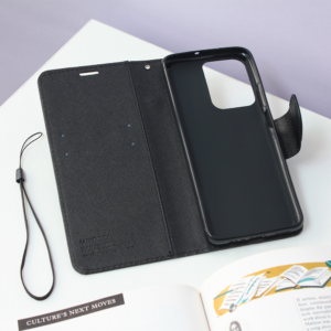 Honor X7a futrola na preklop Mercury (Black) - Mgs mobil Niš