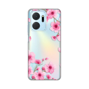 Honor X7a silikonska futrola Rose flowers (Print) - Mgs mobil Niš