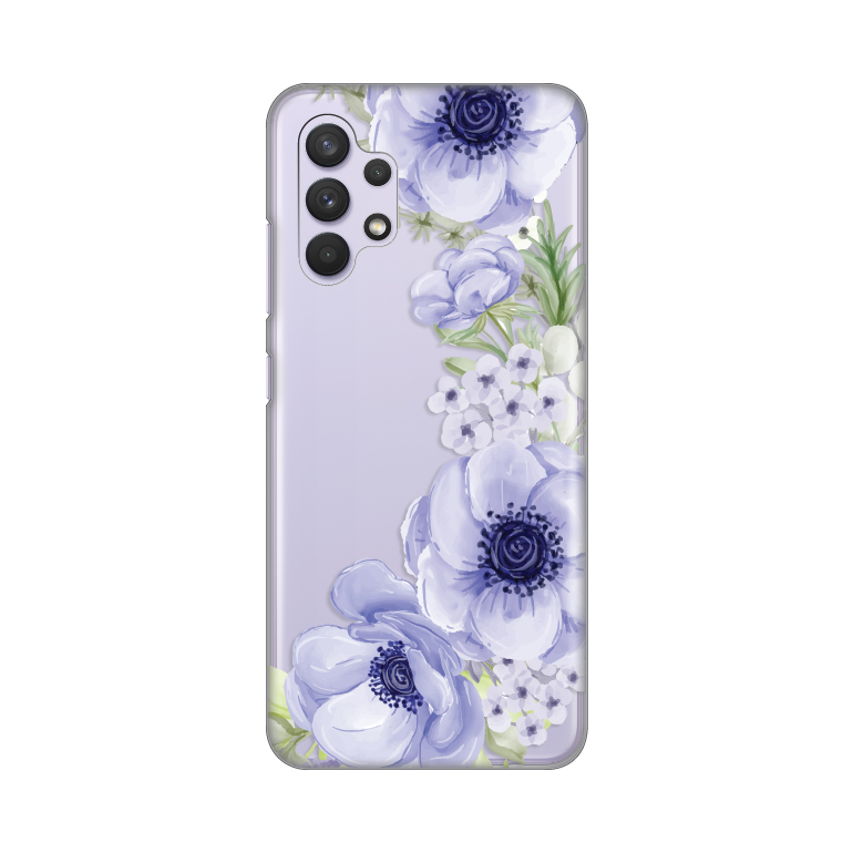 Samsung A32 silikonska futrola Print Blue roses - Mgs mobil Niš