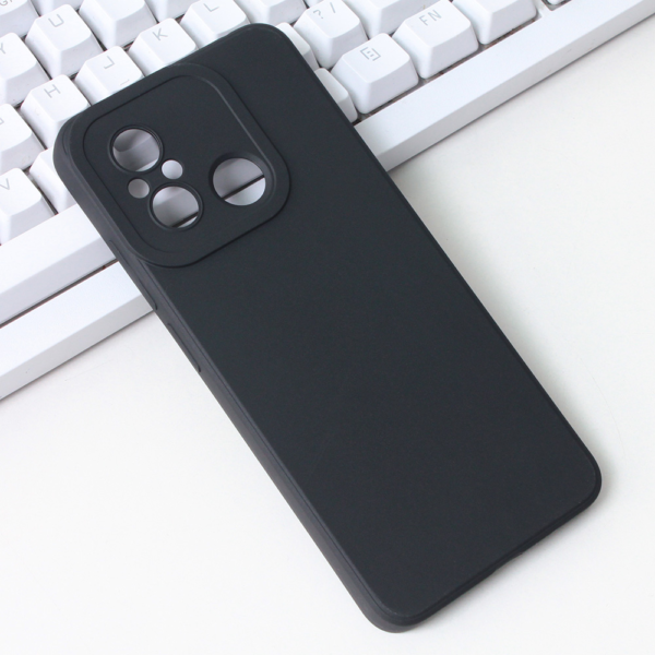 Redmi 12C 3D Soft silikonska futrola (Black) - Mgs mobil Niš