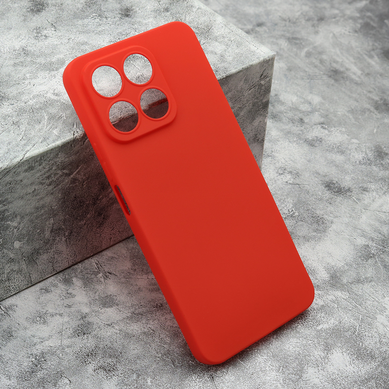 Honor X8a silikonska futrola Gentle Color (Red) - Mgs mobil Niš