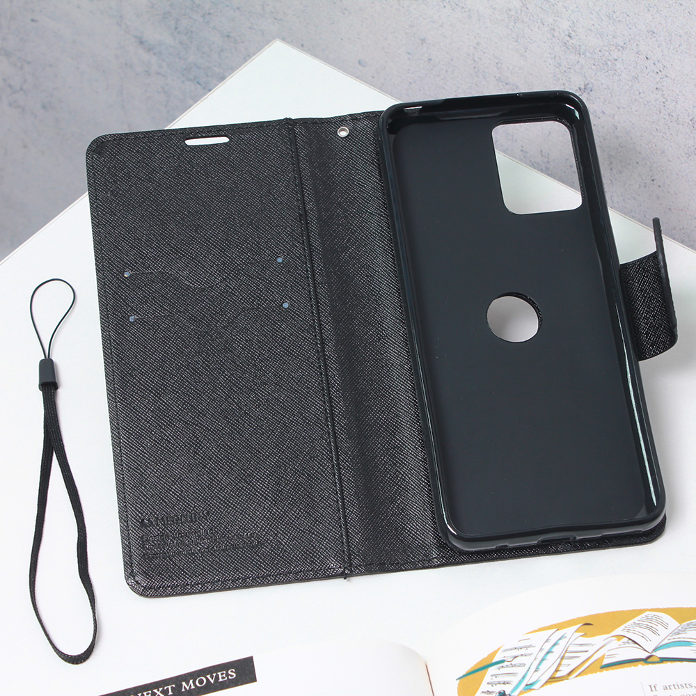 Motorola E13 futrola na preklop Mercury (Black) - Mgs mobil Niš