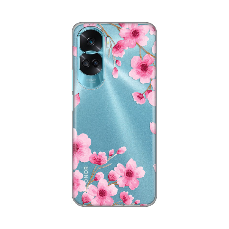 Honor 90 Lite silikonska futrola Rose Flowers (Print) - Mgs mobil Niš