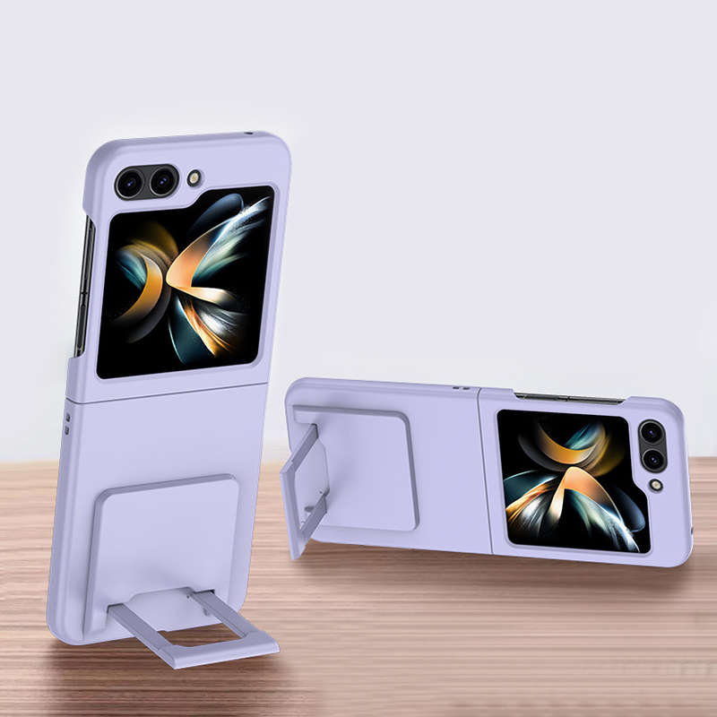 Samsung Z Flip 5 Smooth Holder silikonska futrola (Lavanda) - Mgs mobil Niš