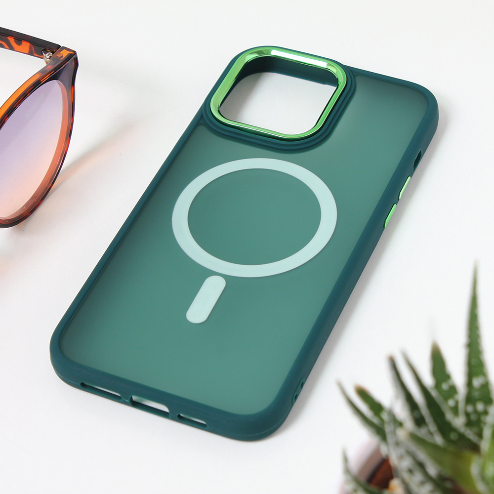iPhone 15 Pro Max Magsafe colorful futrola (Green) - Mgs mobil Niš