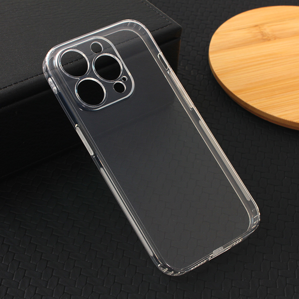 iPhone 15 Pro silikonska futrola Clear - Mgs mobil Niš