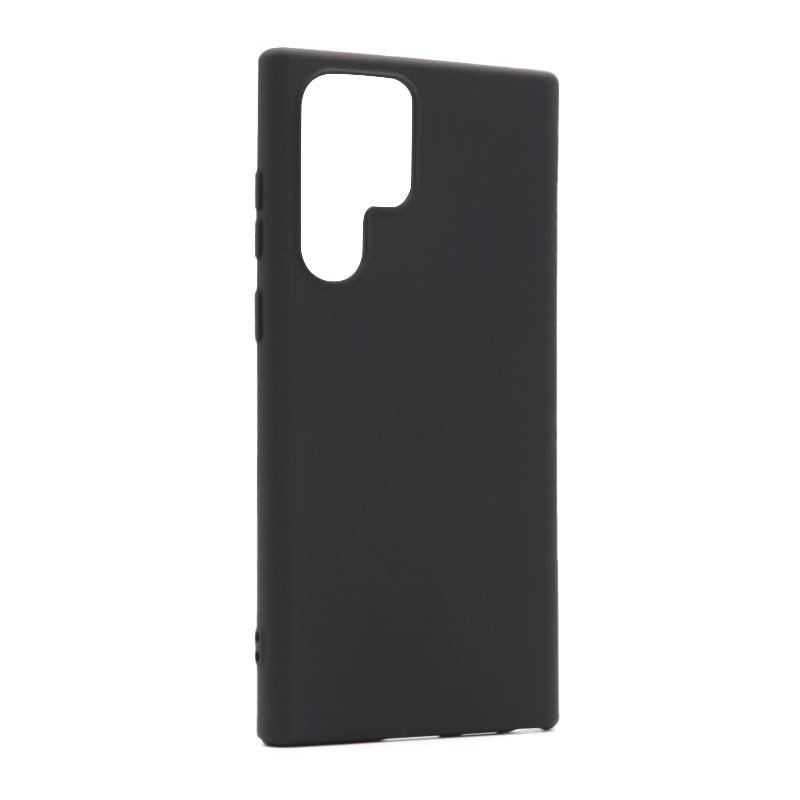 Samsung S22 Ultra Soft silikonska futrola (Black) - Mgs mobil Niš