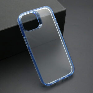 iPhone 15 Color Frame silikonska futrola (Blue) - Mgs mobil Niš