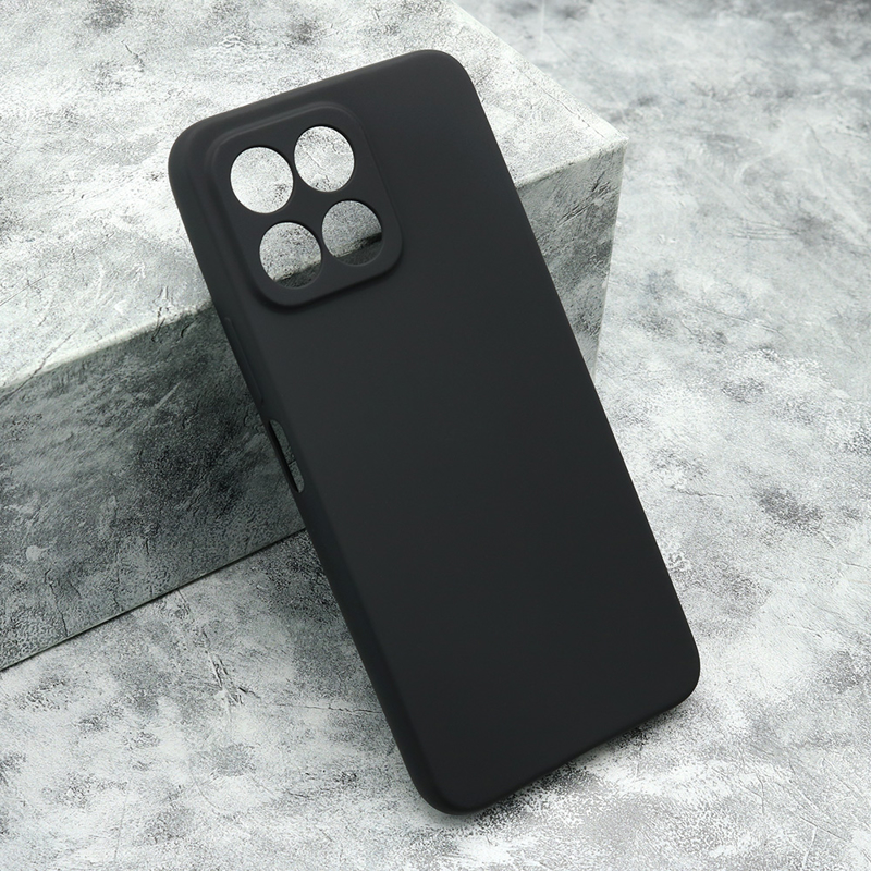 Honor X6A silikonska futrola Gentle Color (Black) - Mgs mobil Niš