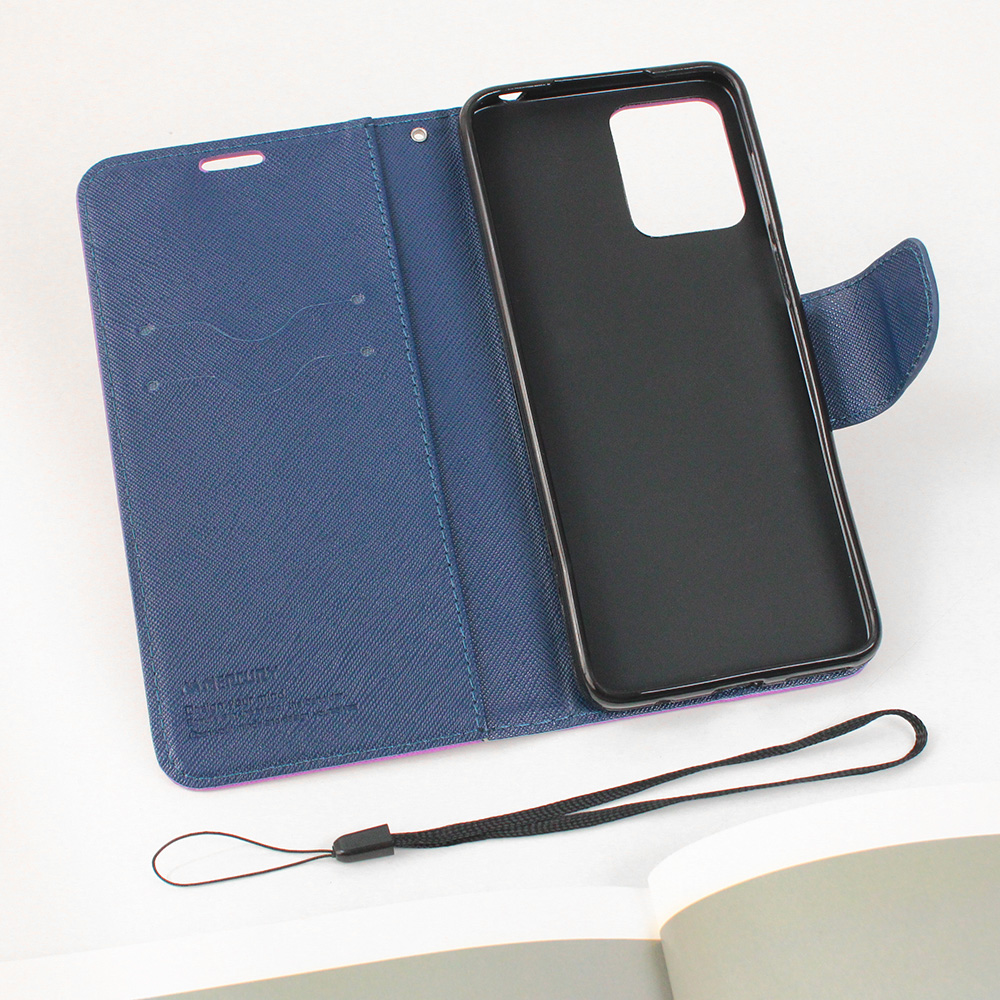 Motorola G14 futrola na preklop Mercury (Purple) - Mgs mobil Niš