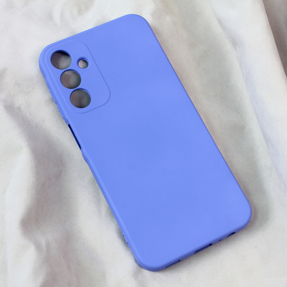 Samsung A15 Soft Velvet silikonska futrola (Purple) - Mgs mobil Niš