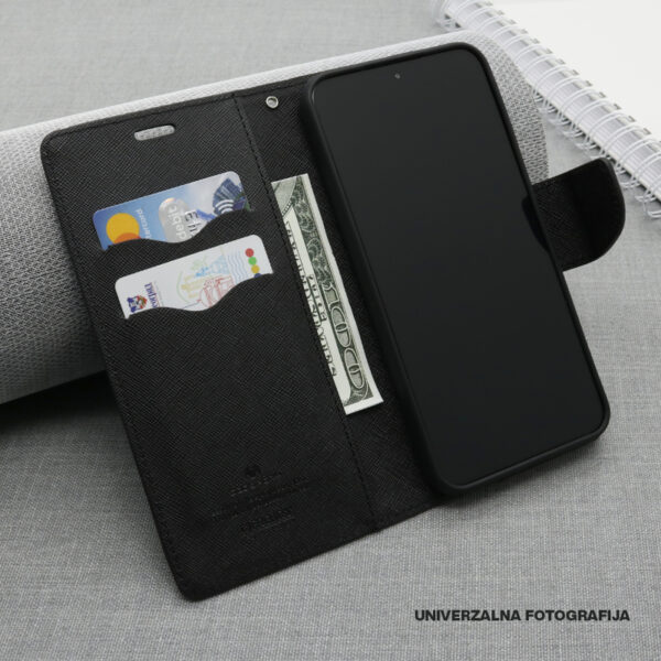 Samsung A15 futrola na preklop Mercury (Black) - Mgs mobil Niš