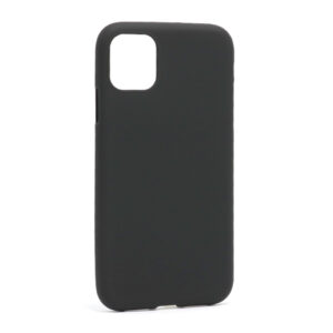 iPhone 11 silikonska futrola Gentle Color (Black) - Mgs mobil Niš