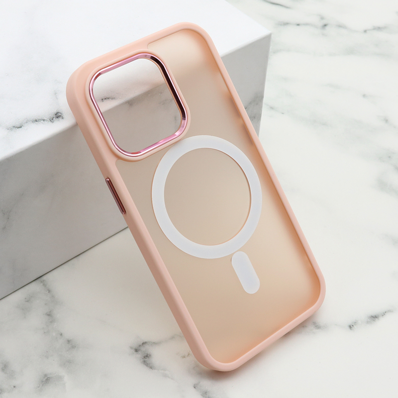 iPhone 14 Pro Silky magsafe futrola (Pink) - Mgs mobil Niš