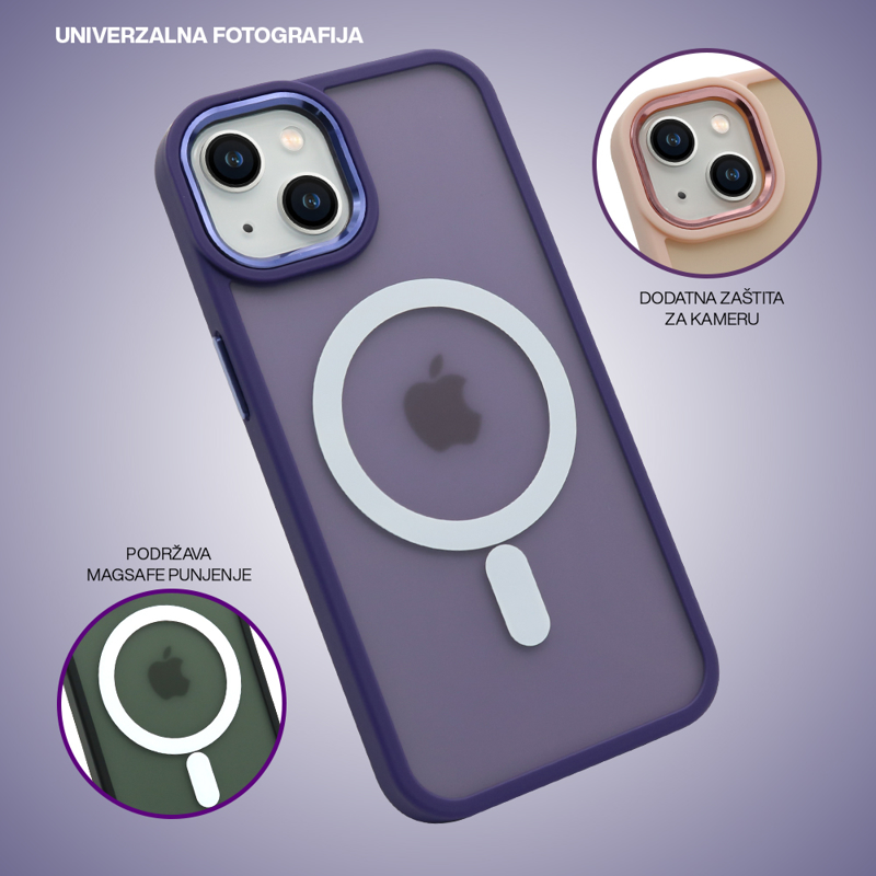 iPhone 15 Pro Max Silky magsafe futrola (Pink) - Mgs mobil Niš