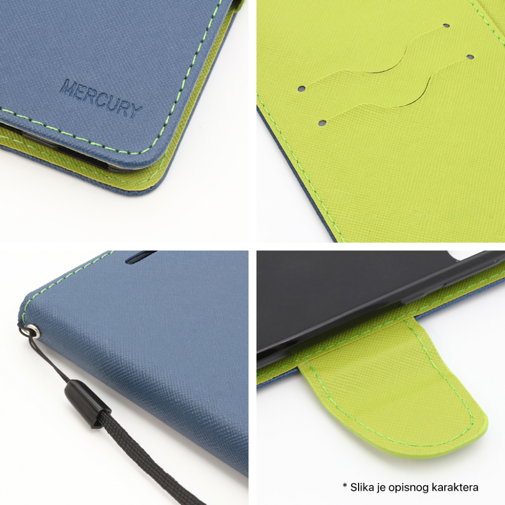 Samsung A25 futrola na preklop Mercury (Black) - Mgs mobil Niš 3