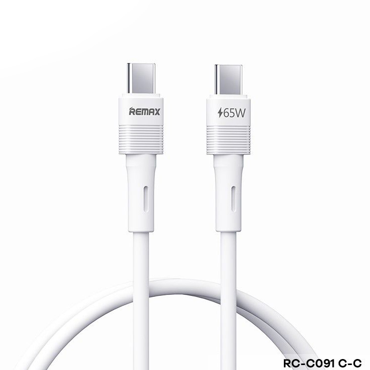 USB kabal Remax RC-C091 65W Tip C na Tip C (White)