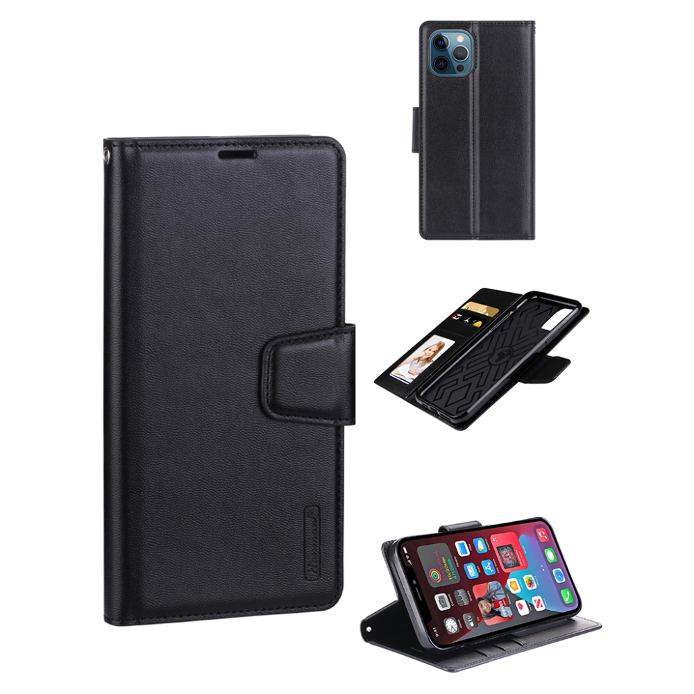 Redmi A3 futrola na preklop Hanman (Black) - Mgs mobil Niš 2