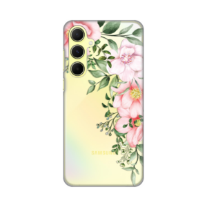 Samsung A55 silikonska futrola Gentle Rose (Print) - Mgs mobil Niš