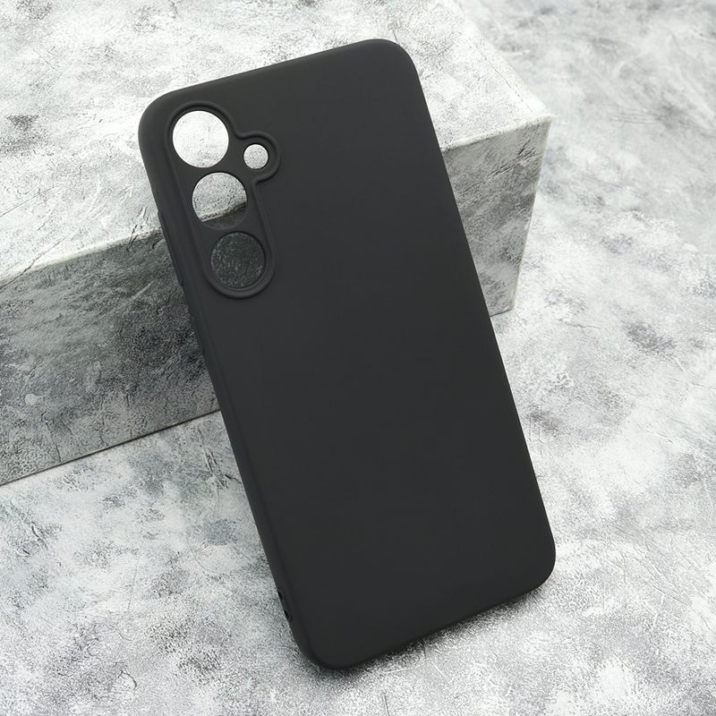 Samsung A35 silikonska futrola Gentle (Black) - Mgs mobil Niš