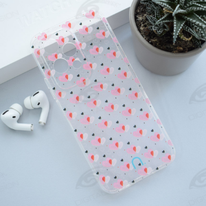 Honor 200 Lite silikonska maska Red Hearts (Print) - Mgs mobil Niš