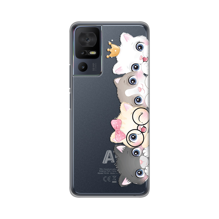A1 Alpha Eco silikonska futrola Cats (Print) - Mgs mobil Niš