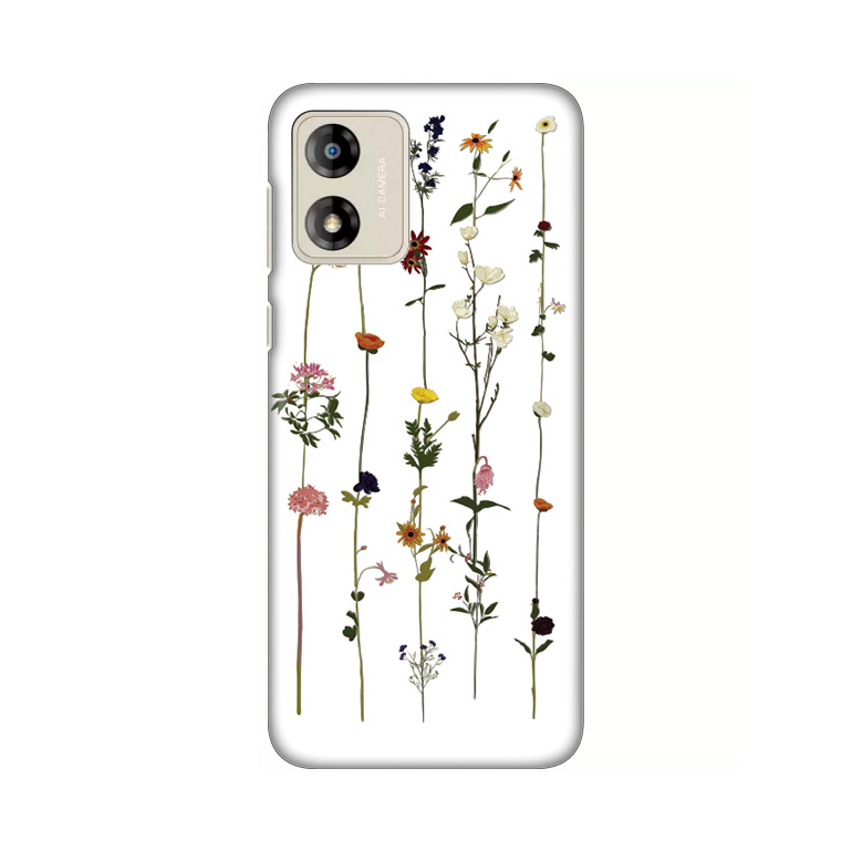 Motorola E13 silikonska futrola Flower (Print) - Mgs mobil Niš