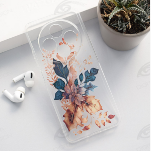 Redmi 14C silikonska futrola Golden flower (Print) - Mgs mobil Niš