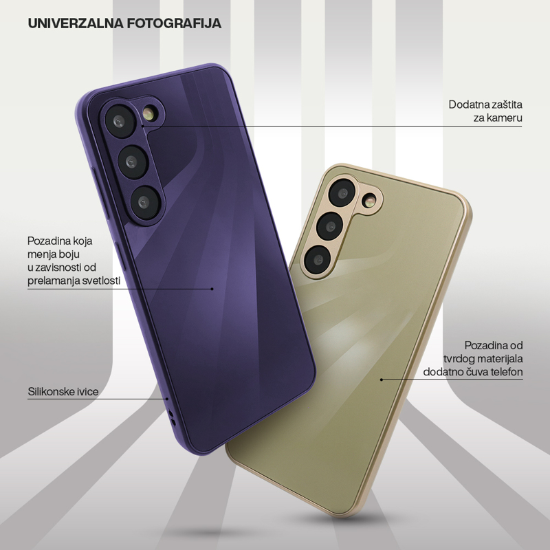 Samsung A15 Spectra shell maska (Purple - Mgs mobil Niš