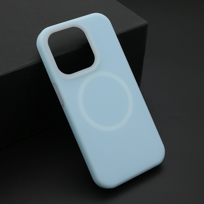 iPhone 15 Pro Pastel Color magsafe futrola (Blue) - Mgs mobil Niš