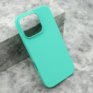 iPhone 16 Pro silikonska futrola Gentle Color (Tirkiz) - Mgs mobil Niš
