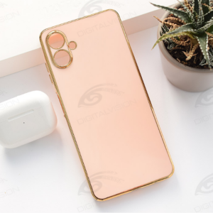 Samsung A06 silikonska maska Electroplated (Pink) - Mgs mobil Niš