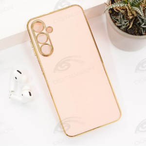 Samsung A16 silikonska maska Electroplated (Pink) - Mgs mobil Niš