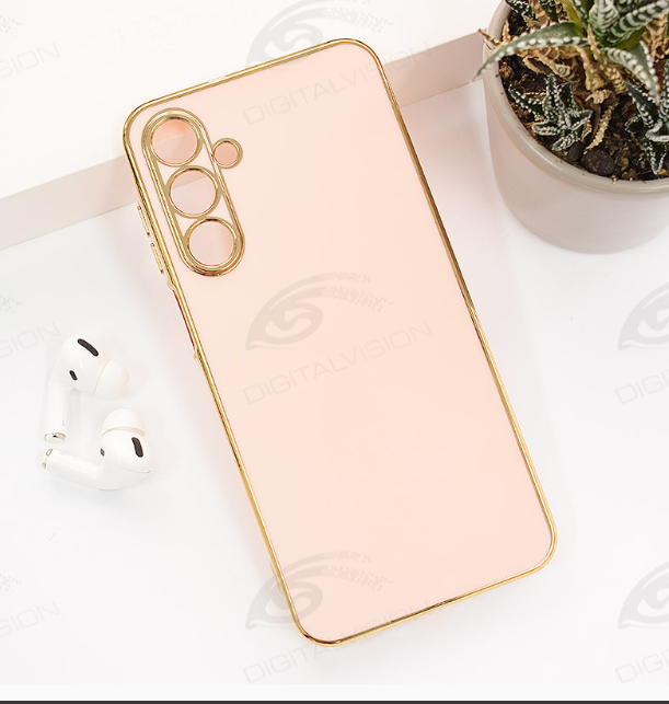 Samsung A16 silikonska maska Electroplated (Pink) - Mgs mobil Niš