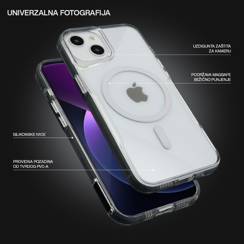 Samsung S24 Ultra Aura Magsafe maska (Black) - Mgs mobil Niš