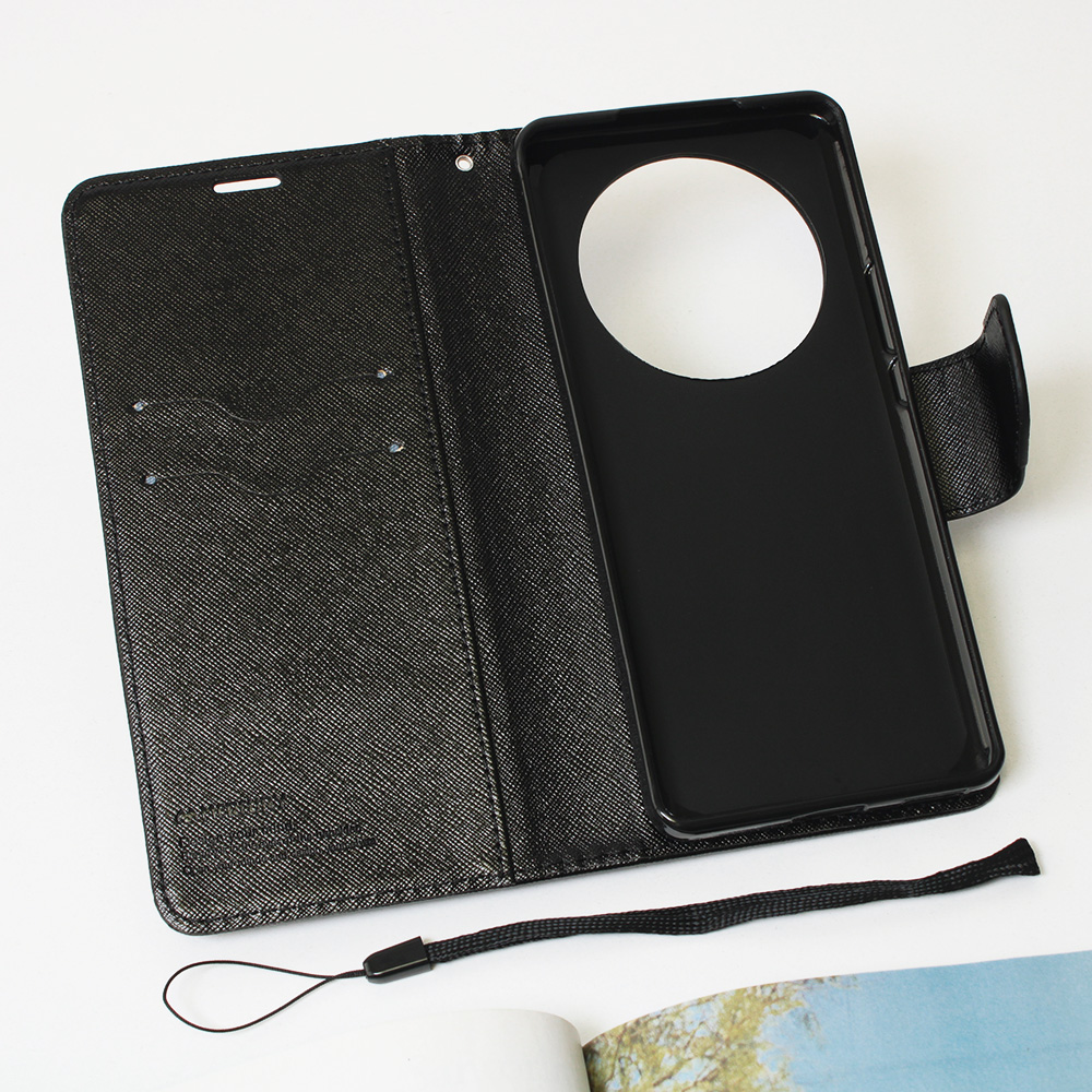 Honor Magic 7 Lite futrola na preklop Mercury (Black) - Mgs mobil Niš