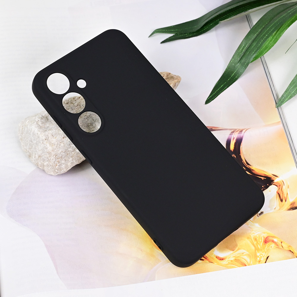 Samsung S24 FE Soft Velvet silikonska futrola (Black) - Mgs mobil Niš