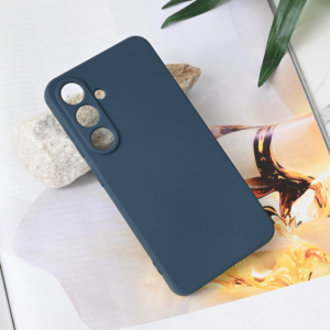 Samsung S25 Soft Velvet silikonska futrola (Blue) - Mgs mobil Niš